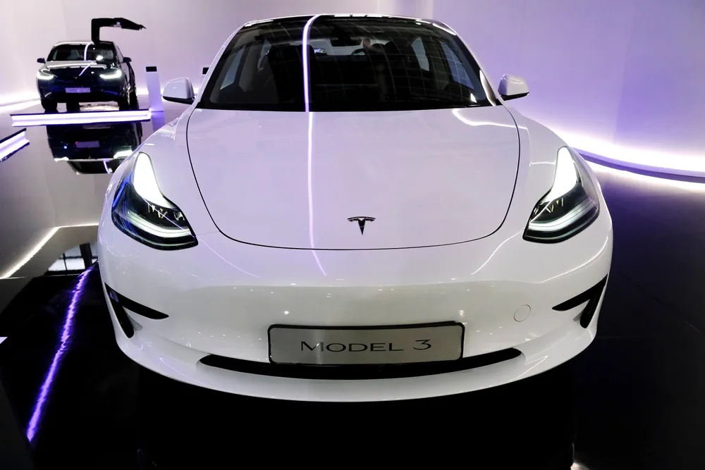 Elektrofahrzeug Tesla Model 3