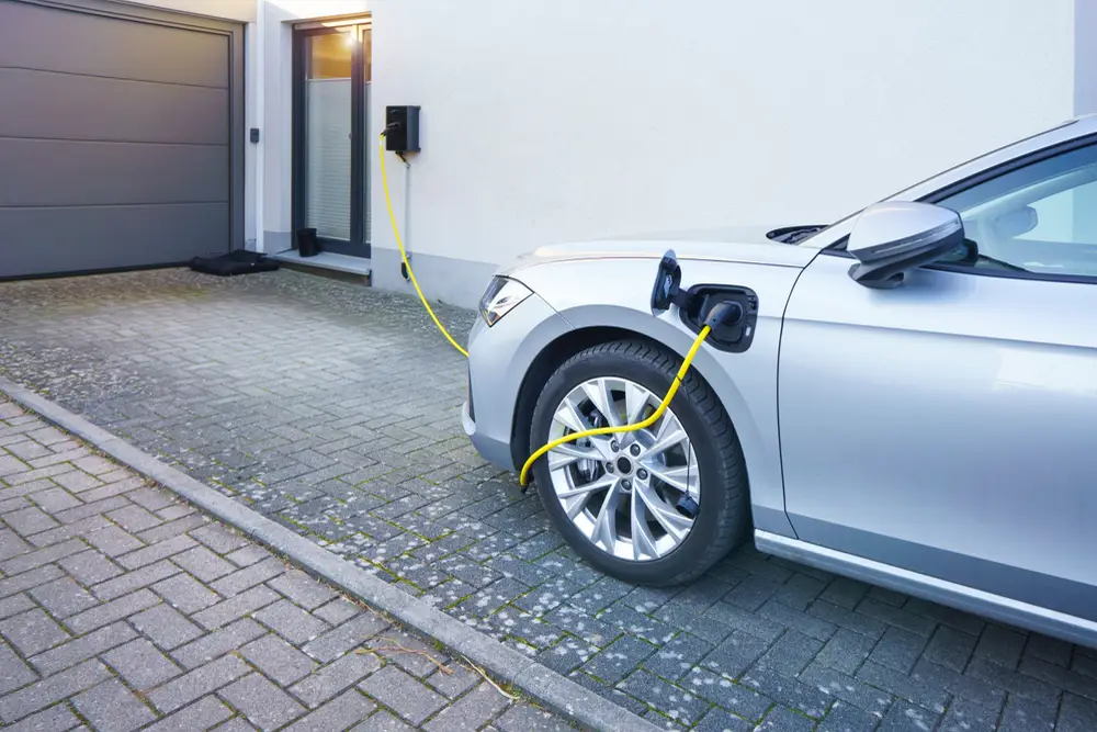 E-Auto wird geladen