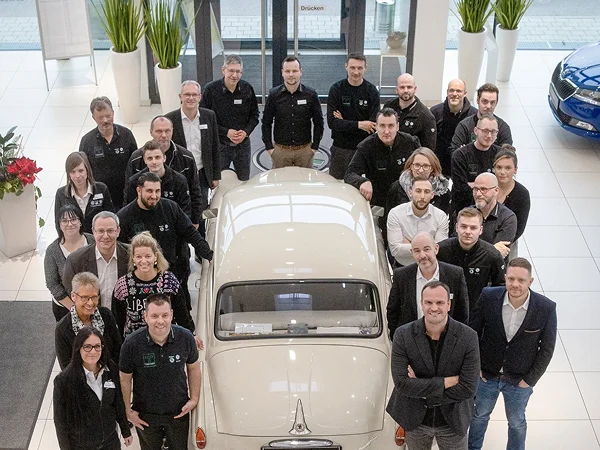 Das Team vom Autohaus Toepner