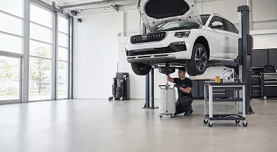 Skoda Ölwechsel bild