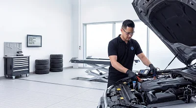 VW Batterie wechseln bild